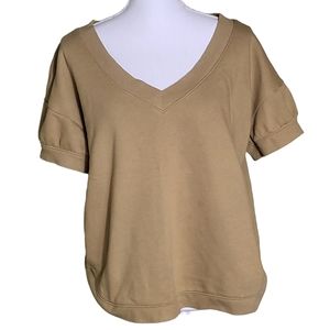 Madewell (Re)sourced French Terry Sweatshirt Tee size L
